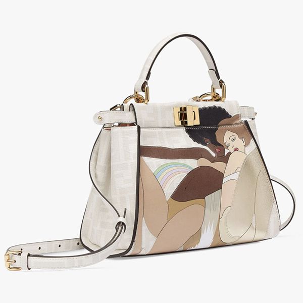 22SS新作◆ディオフェンディ◆ピーカブー 偽物 アイコニック スモール バッグ 8BN244AJGNF1GF8